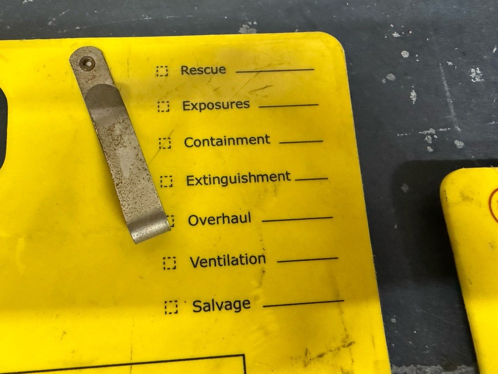 FireTrax Incident Accountability Board produced by Salamander Technologies USED