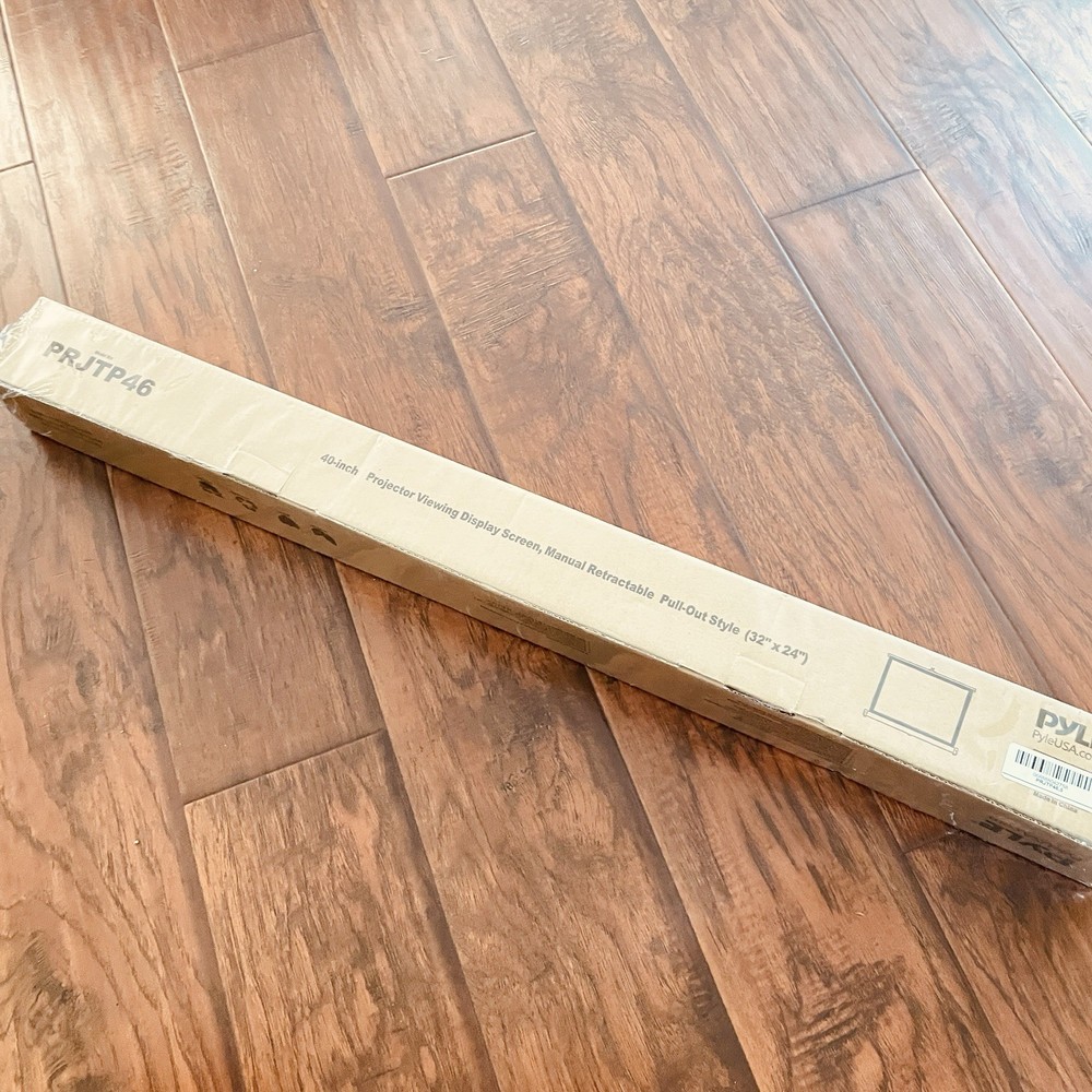 Pyle 40" Projector Viewing Display Screen-Pull-Out Style (32'' x 24'')