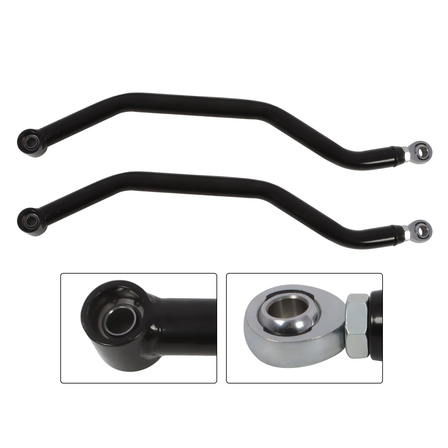 For 2014-23 Polaris RZR XP 1000 Black High Clearance Boxed Rear Radius Arms Set