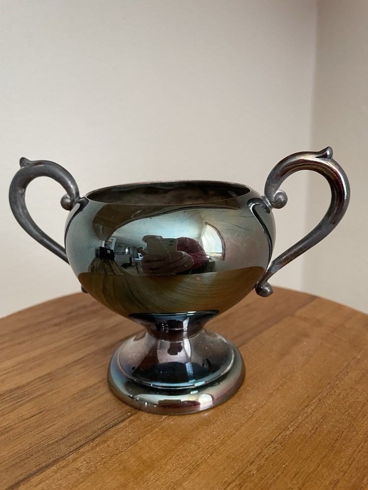 Wm. Rogers Silverplate Coffee/Tea Set with Creamer and Sugar Bowl