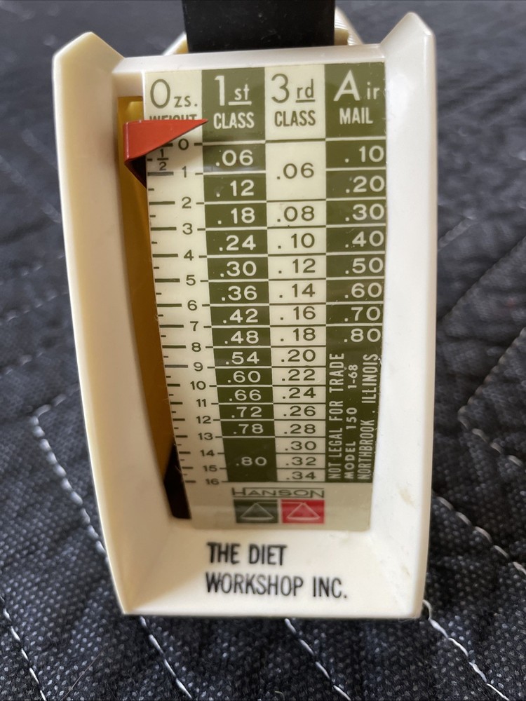 Hanson Postal Scale Model 155 Clean Shape Adjuster Works