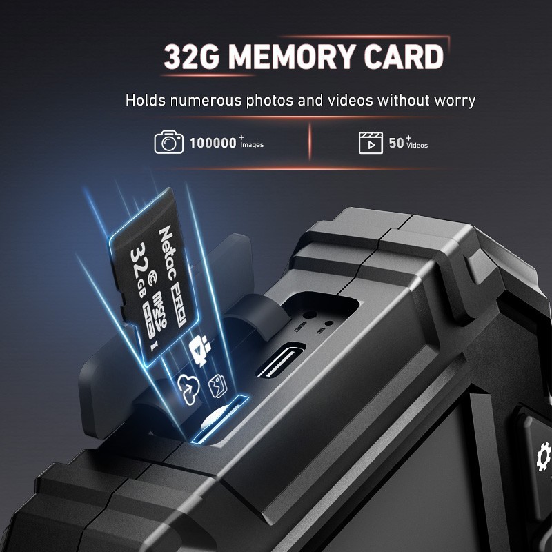 Ralcam Two-Way Borescope 5.5mm Industrial Endoscope Camera with Light 5ftFlexibl