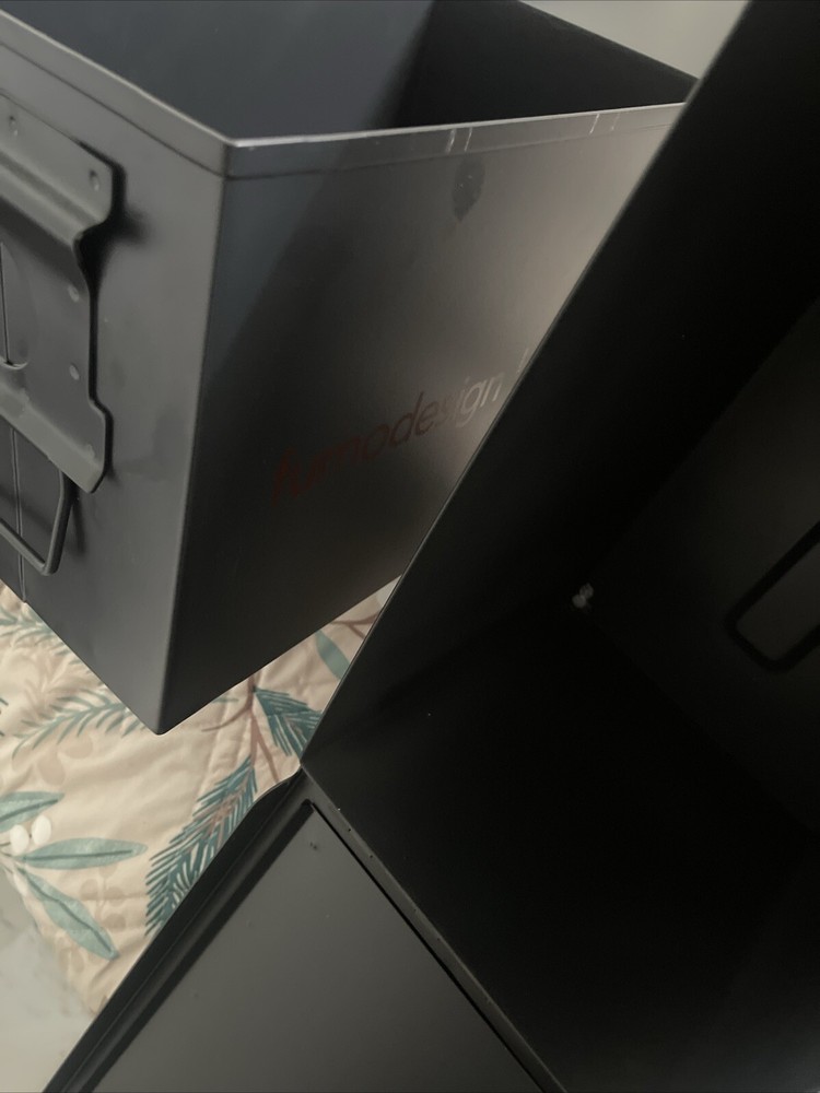 metal ammunition boxes Pair