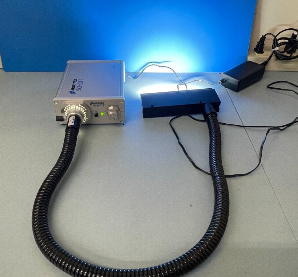 Moritex Schott LLS3 A20970.1/6000/EU LED Light Source Illuminator W/ A08906