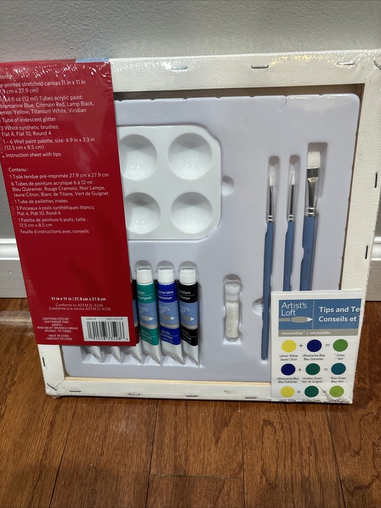Artists Loft Canvas Painting Kit Nativity Set