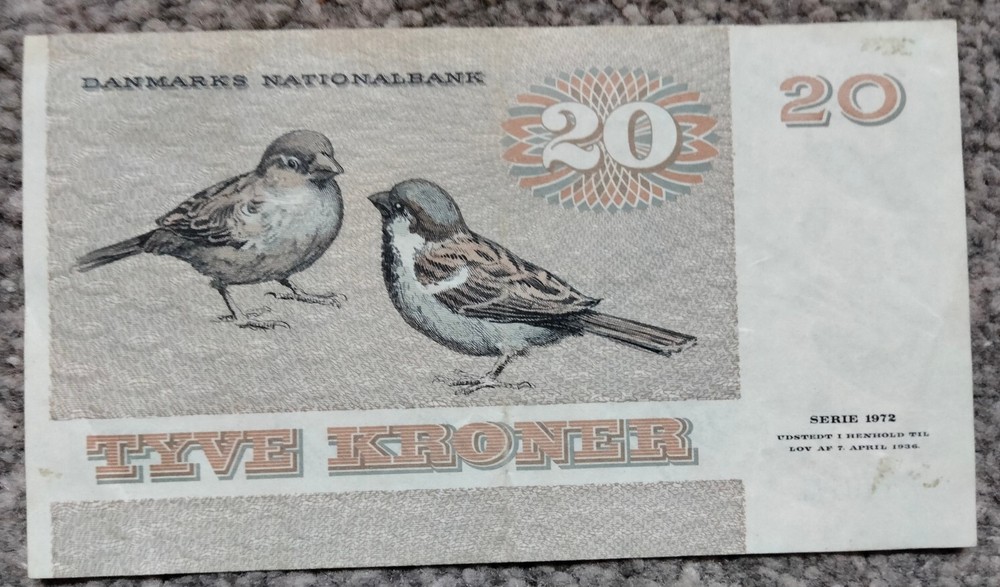Denmark 20 Krone 1980 P49b EF+