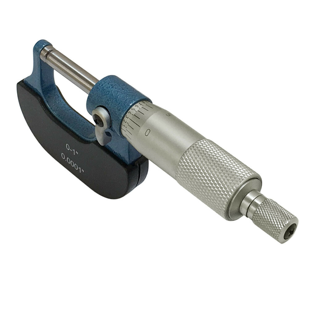 0-1" Precision Ball Anvil Micrometer .0001" Graduation Carbide Thickness Flat