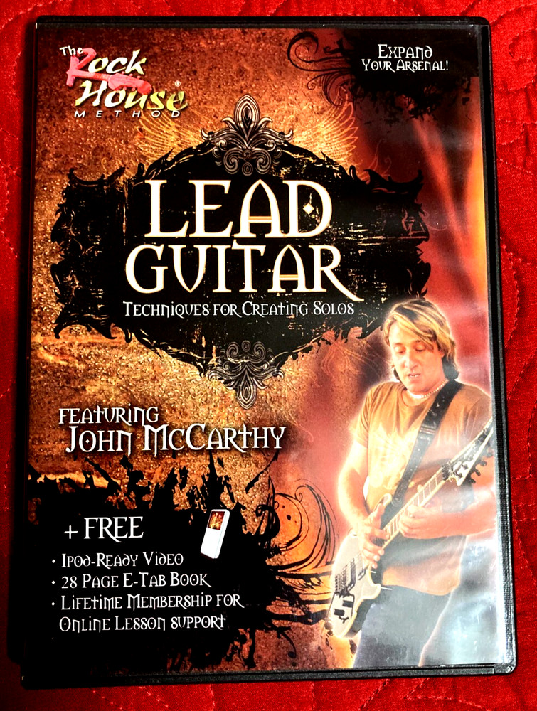 Lead Guitar Techniques for Creating Solos - Advanced Rock Guitar Lessons - DVD
