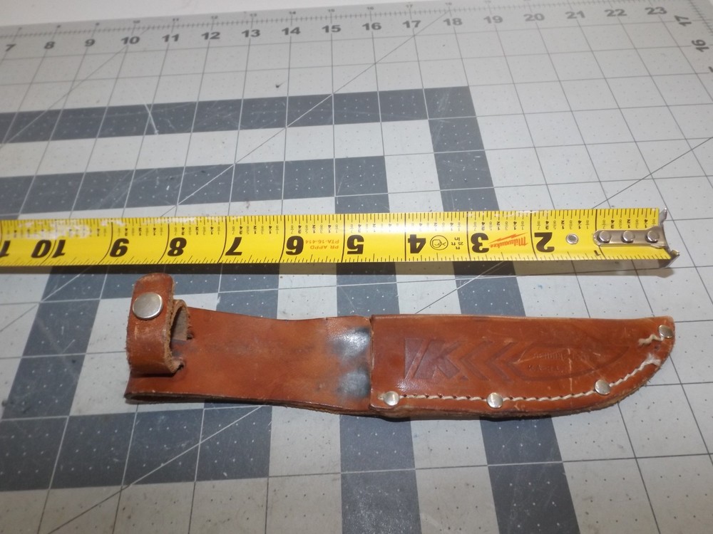 Vintage Leather Kabar Empty Knife Sheath KA-BAR