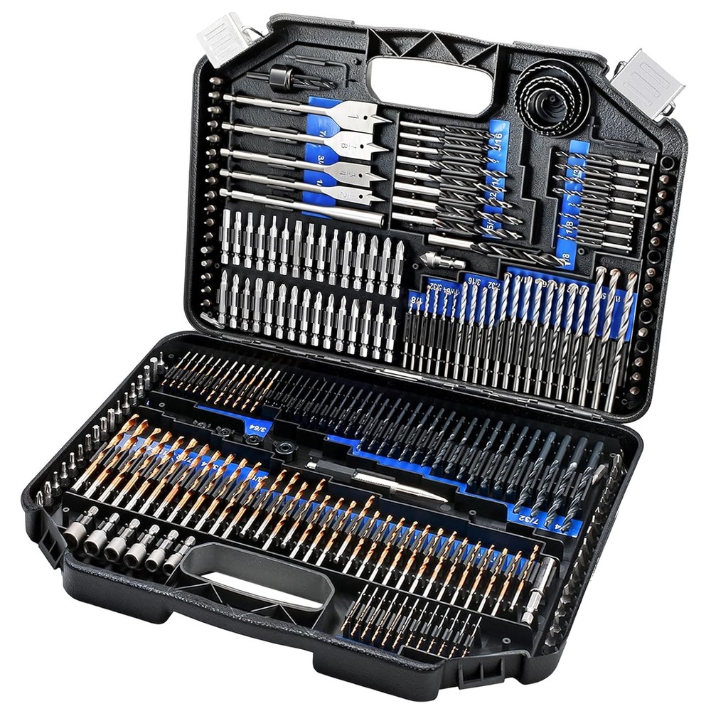 Drill Bit Set, 246 Pcs for Cordless Drill, Drill Driver Bit Set