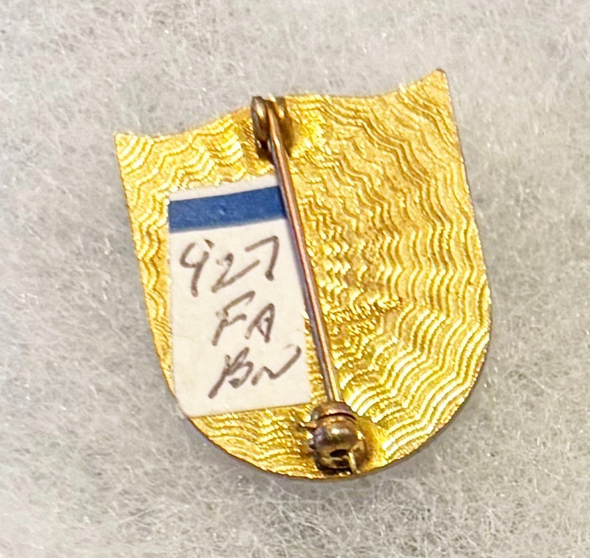 WWII 927th Field Artillery DI PB