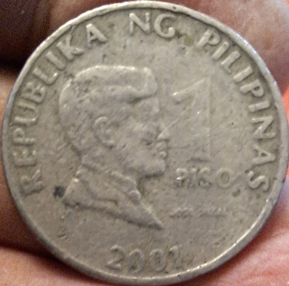 Philippines 1 Piso 2001 F