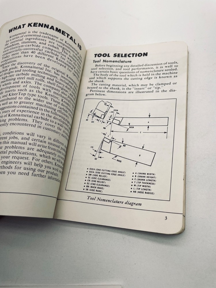 Kennametal Tool Application Handbook No.14