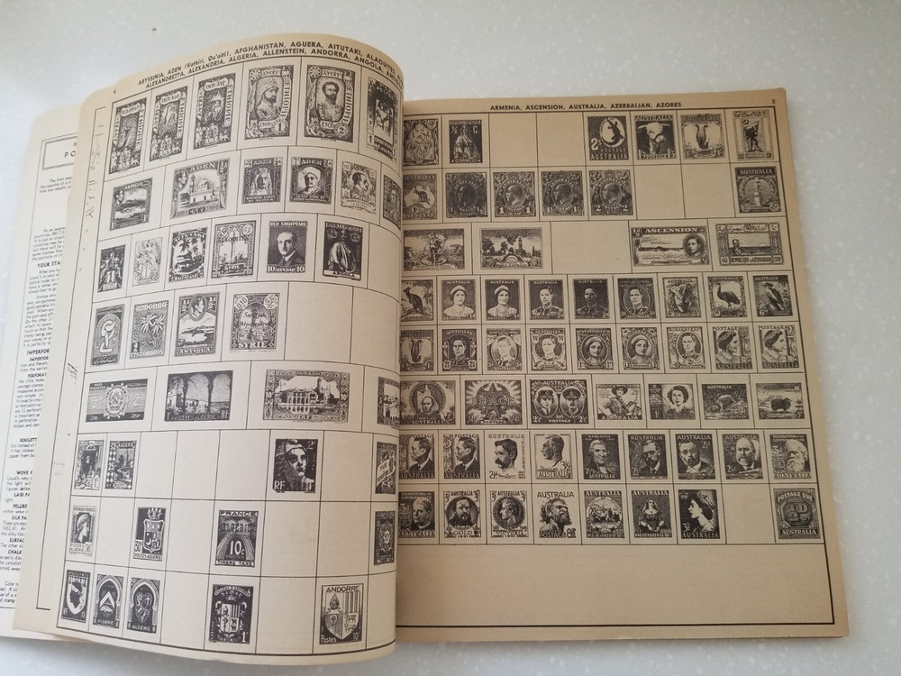 Grossman 1960 Fully Illustrated Universal Stamp Album of the World