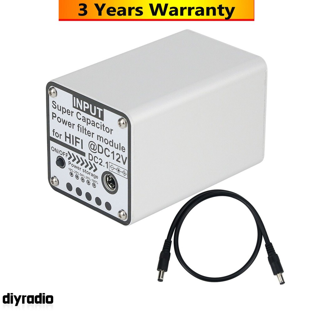 12V 5F Super Capacitor Power Filter Module for Hifi Line Filter EMI Filter DC2.1