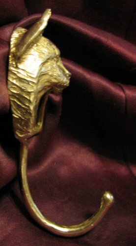 LYNX J Hook, Robe Hook, Coat Hook, Leash Hook Bronze