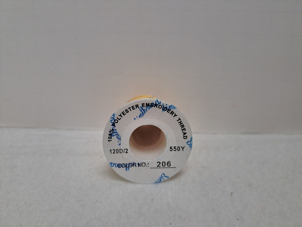 Simthread Embroidery Thread (550 Yards) - Harvest Gold #206 (Sealed)
