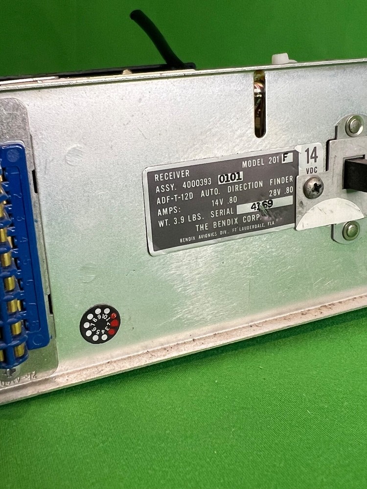 Bendix Corp. ADF-T12D, Model 201F, Aviation Gauge, Not Tested