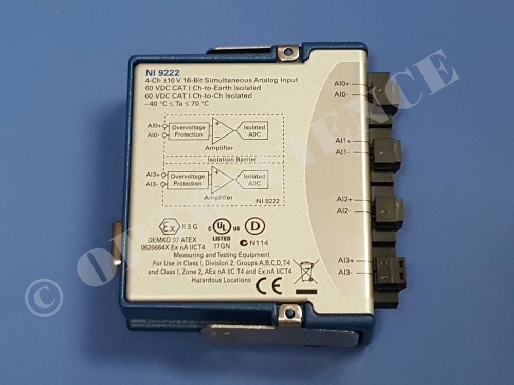 National Instruments NI 9222 cDAQ Analog Input Module, Simultaneous Sampling