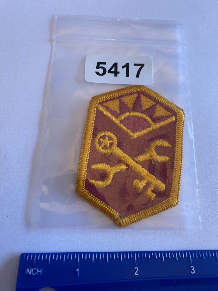 US Army Advance Weapons Support Command Patch Full Color Patch INV5417