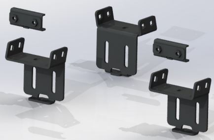 Road Armor 505BRS-BRKTKIT TRECK BED RACK SYSTEM DRILL-LESS MOUNTING BRACKET KIT