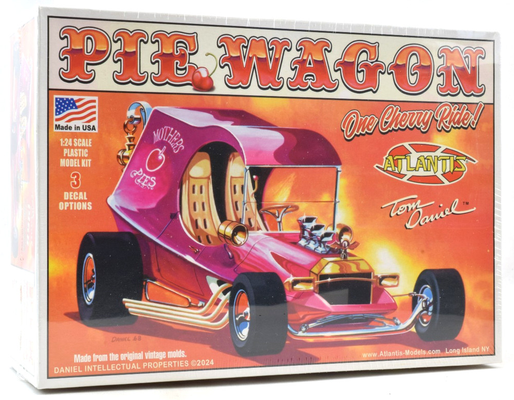 Atlantis Tom Daniel Pie Wagon - One Cherry Ride 1:24 Scale Model Car Kit M6738