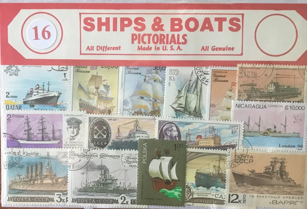 Stamp Packet - Ships & Boats