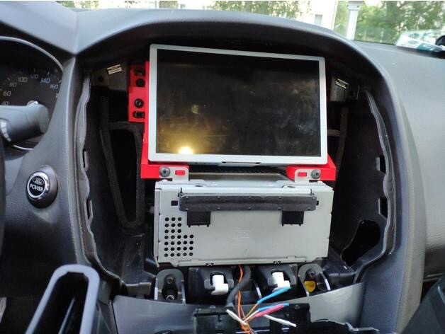 Sync 3 Radio Swap Bracket Kit for 2012 - 2018 Ford Focus