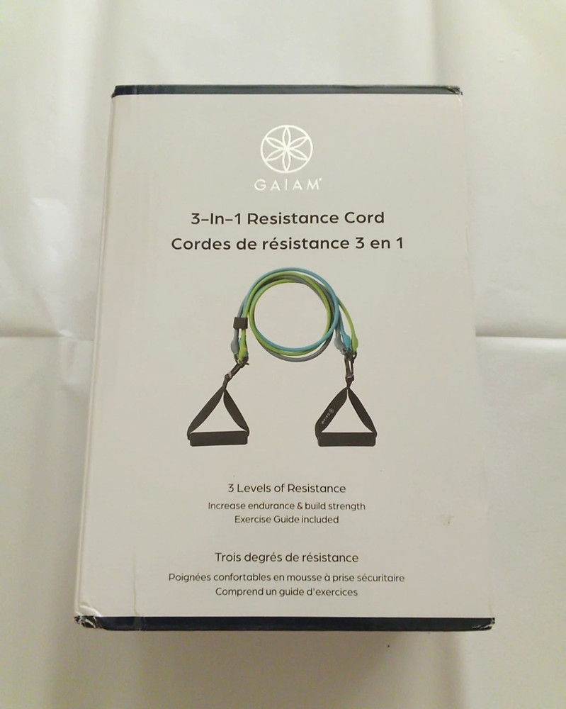 Gaiam 3-in-1 Resistance Cord Kit