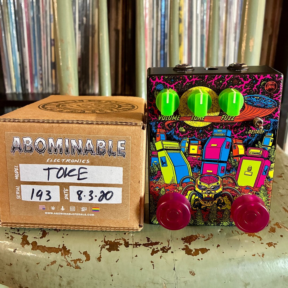 Abominable Electronics Toke Machine Fuzz Effects Guitar Pedal