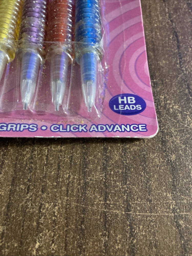 Writezone Glitter Grip Mechanical 5 Pack Pencils