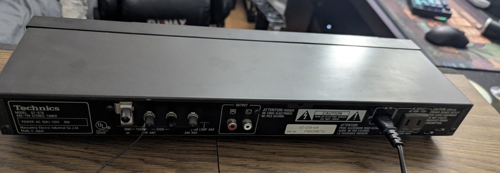 Technics Quartz Synthesizer AM/FM ST-S78 *Tested Working*