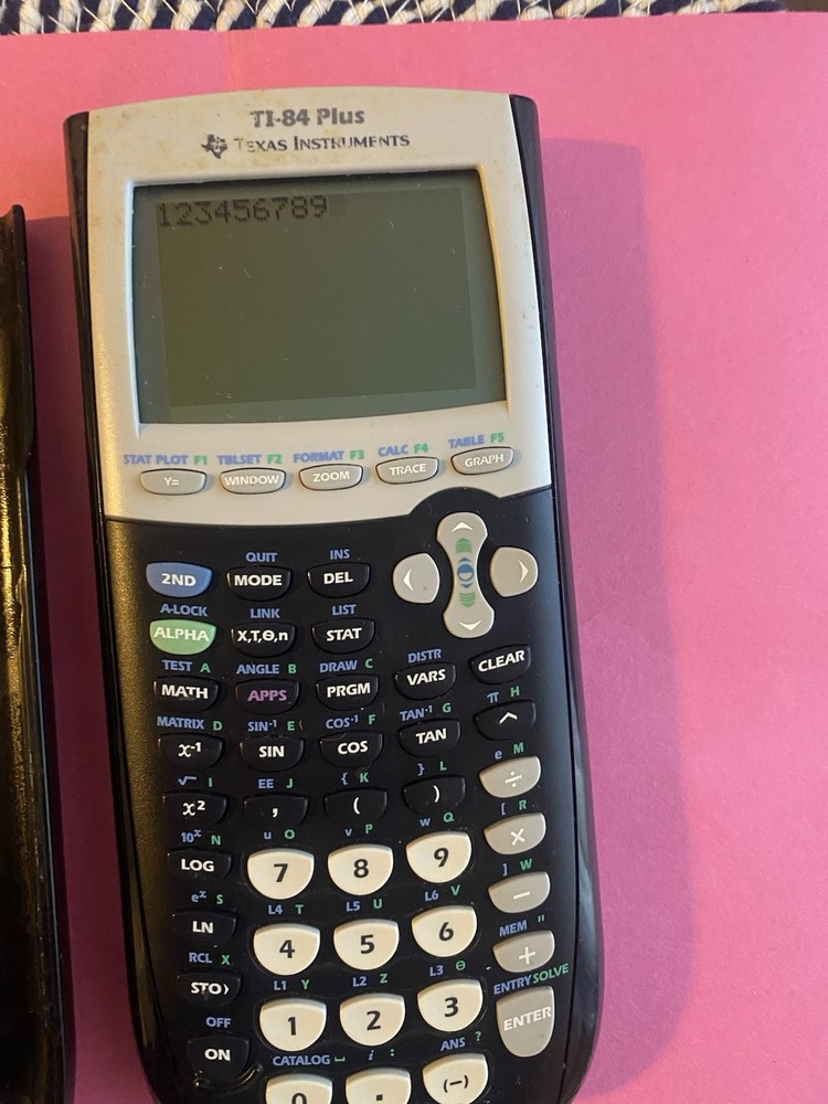 Texas Instruments TI-84 Plus Graphing Calculator Tested Working