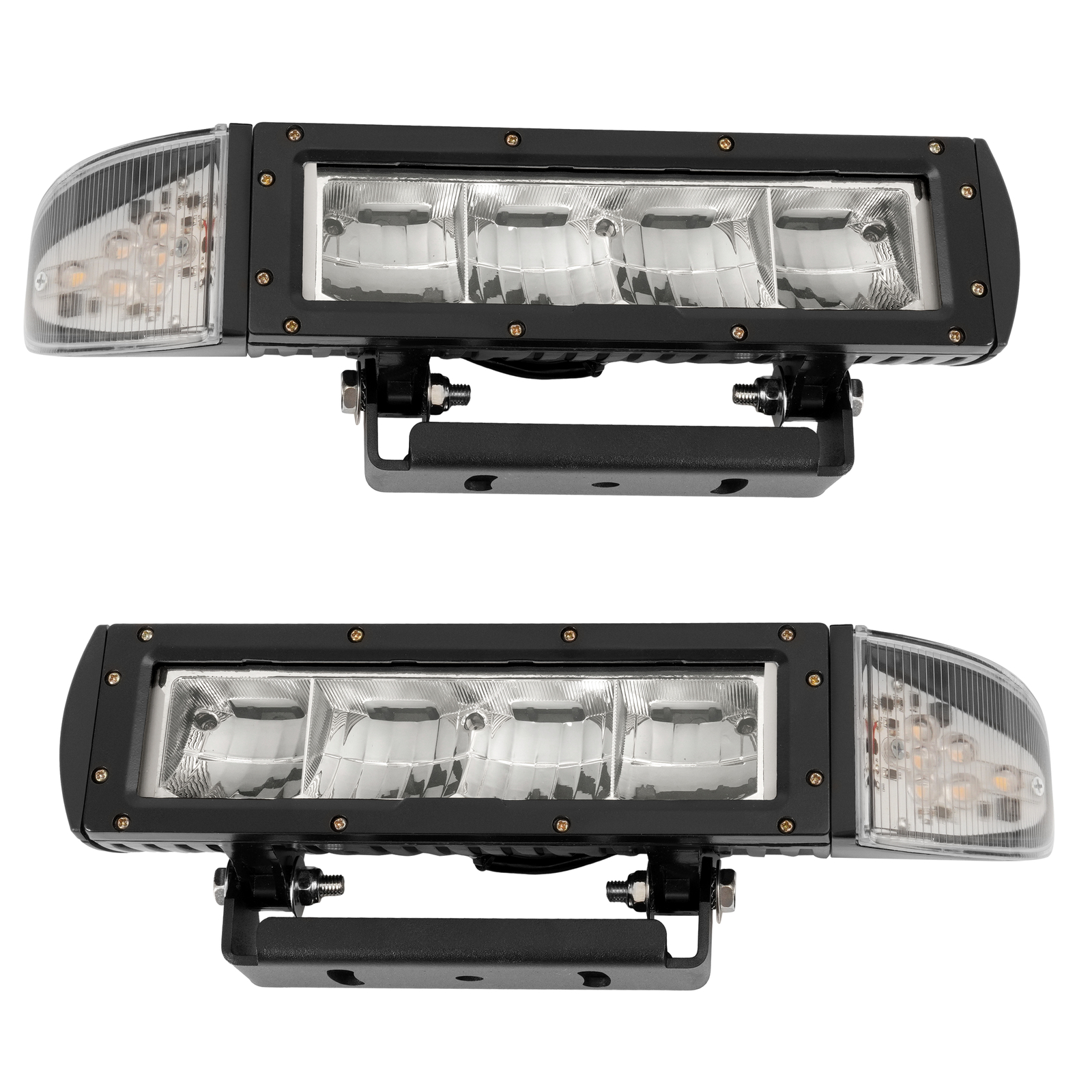 2PCS Headlight Heated LED Plow Lights Universal Replace For 1312100
