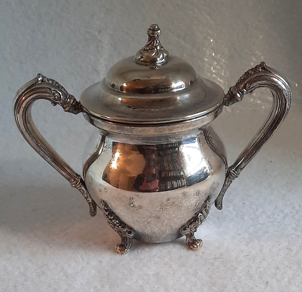 Vintage Sheets R.-S.-Co. Silver Plate Set 4 Piece-Coffee, Tea, Creamer & Sugar
