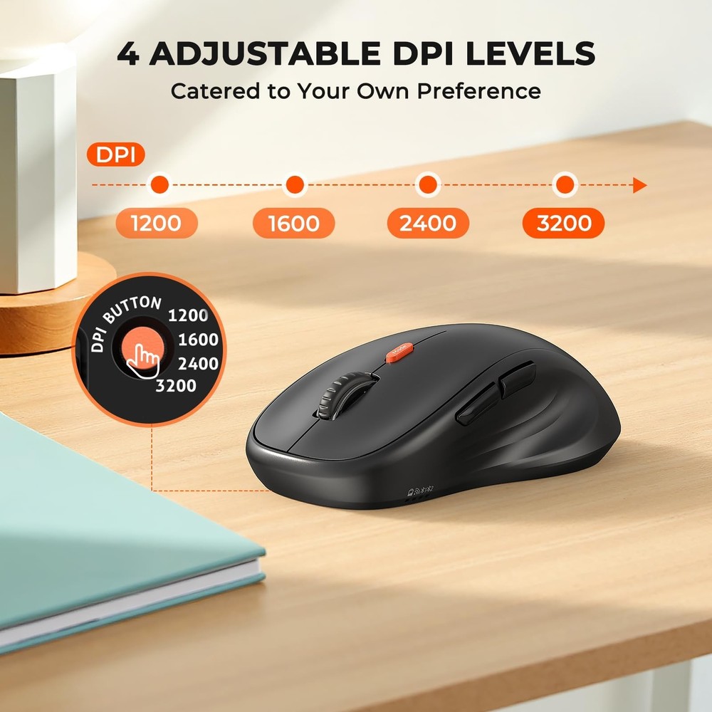 MEETION Ergonomic Keyboard and Mouse, 2.4G Wireless/Bluetooth Split Keyboard ...