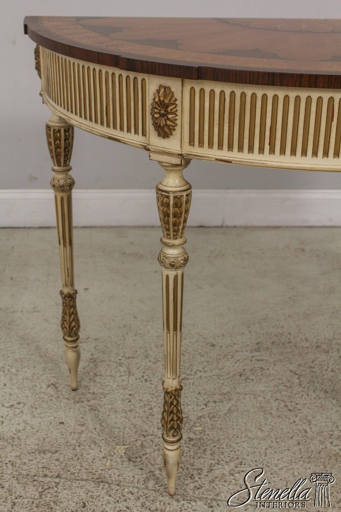 L59517EC: EJ VICTOR Inlaid Adams Style Console Table