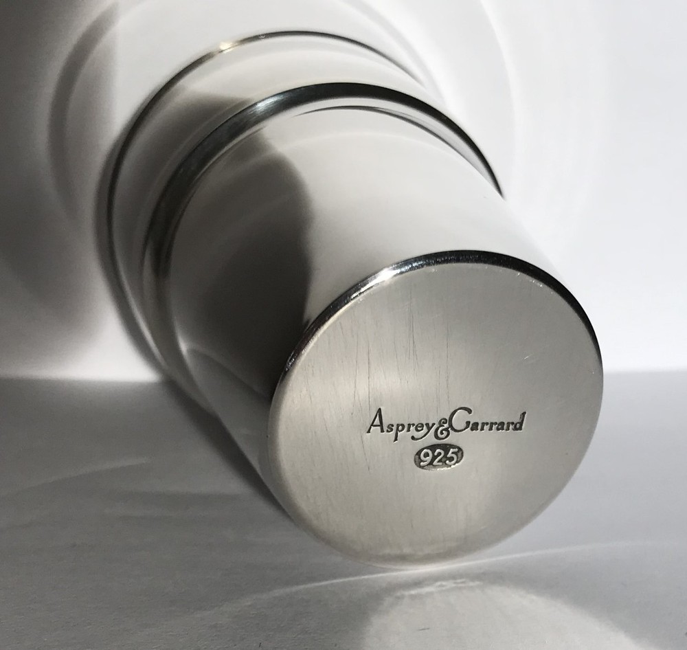 Asprey & Garrard sterling silver lidded cup, 2000
