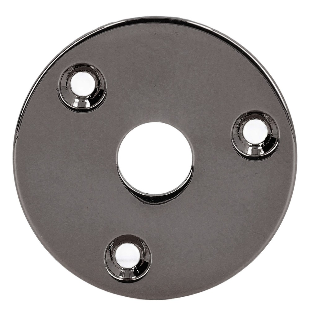 Guitar Jack Socket Plate Round Metal Input Output Cover Replacement Hardware For