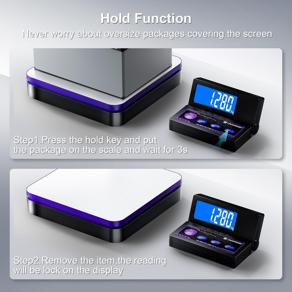 Digital Wireless Shipping Postal Scale 110Lbs/0.1Oz Accurate,Foldable Lcd,Packag