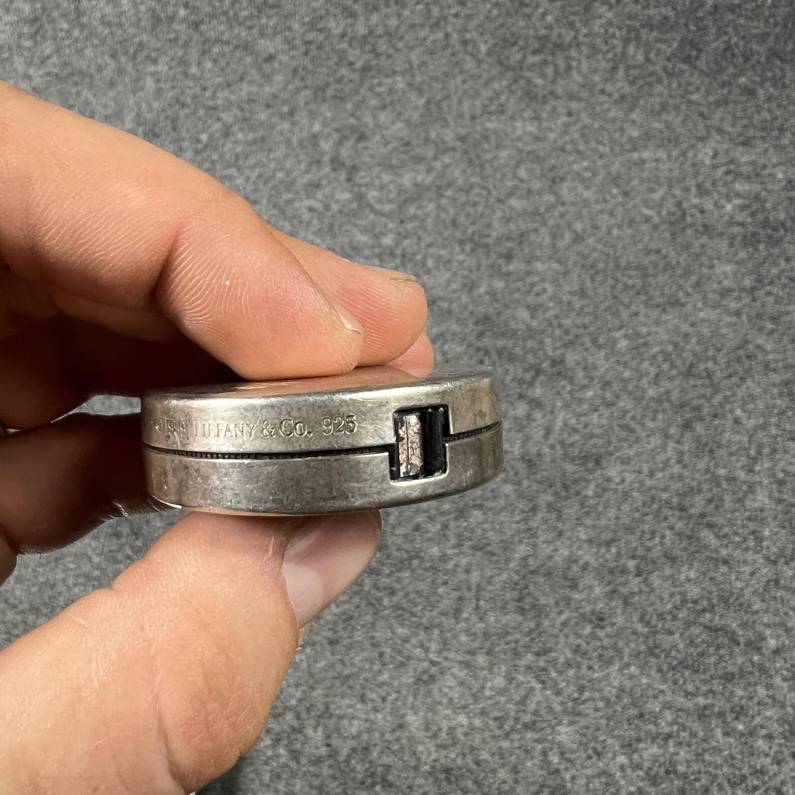 Vintage Tiffany & Co. Sterling Silver 925 Tape Measure Broken For Parts