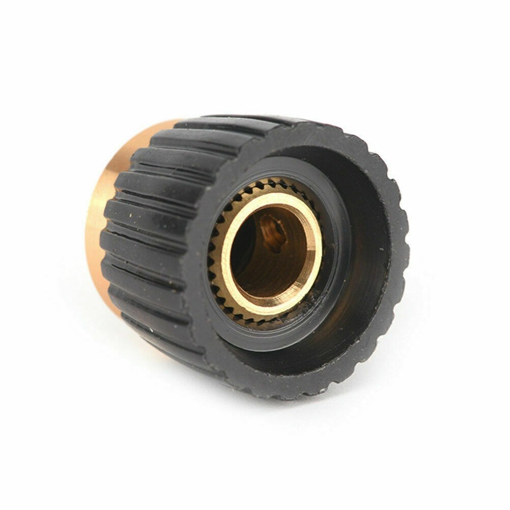 10PCS/SET Guitar AMP Knobs Black With Gold Cap fits Marshall Amplifier US SHIP