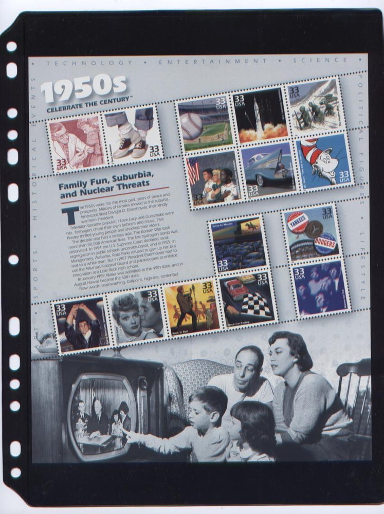 **ANCHOR 10 Stock Pages 1 S (1-Row) Stock Sheets/ Black sheets.(FREE SHIPPING)