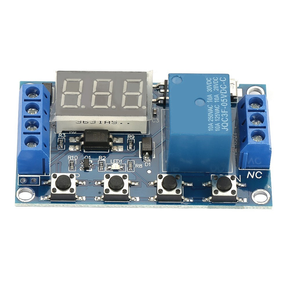 ♡ DC 5-30V LED Display Delay On/Off Relay Module Trigger Cycle Delay Timer
