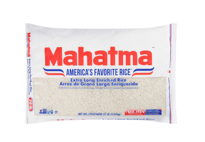 Mahatma Enriched Extra Long Grain White Rice 20 lb Bag