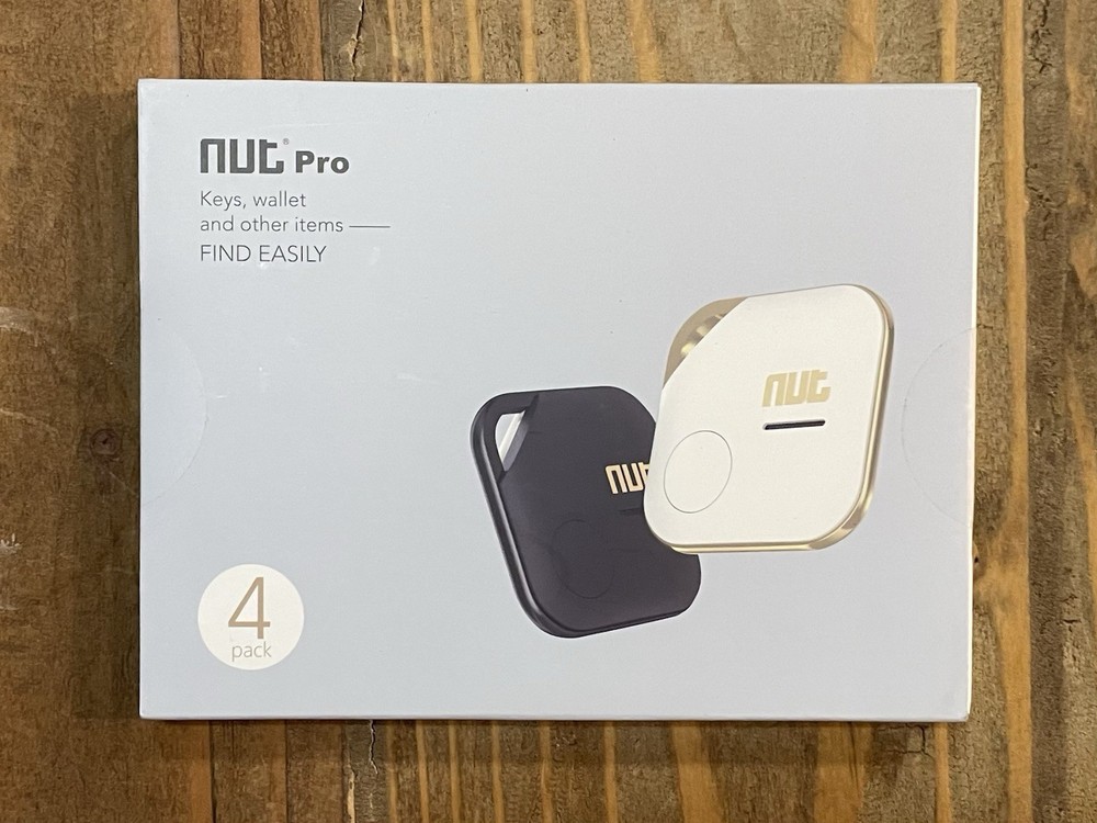 NEW Nutale Pro Key Finder Tag, Bluetooth Tracker Item Locator (4)- iOS & Android
