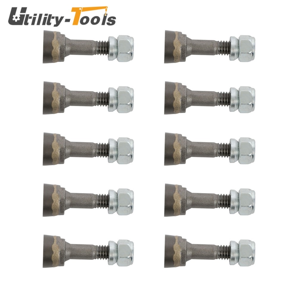 10 Pack Stump Grinder Teeth Compatible with 500 Replace For Stump Removal