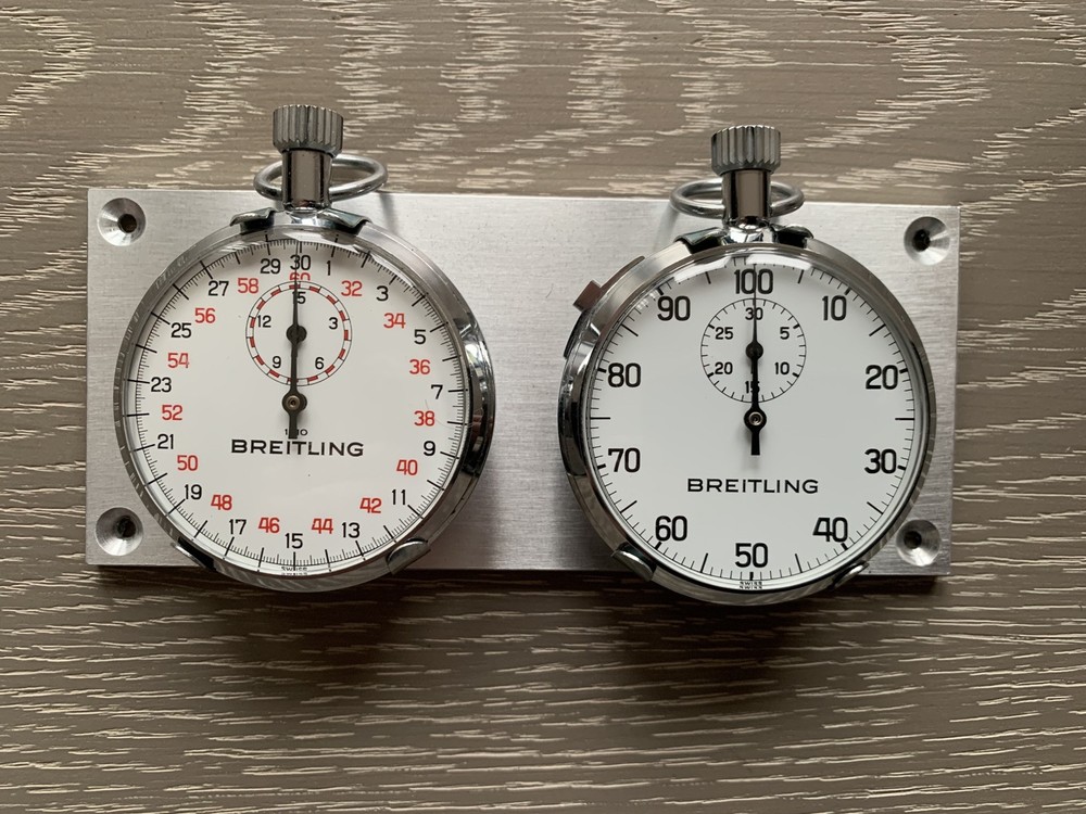 Vintage Breitling 12 Rally Timer Stopwatch Panel Dashboard Rally Timer 11