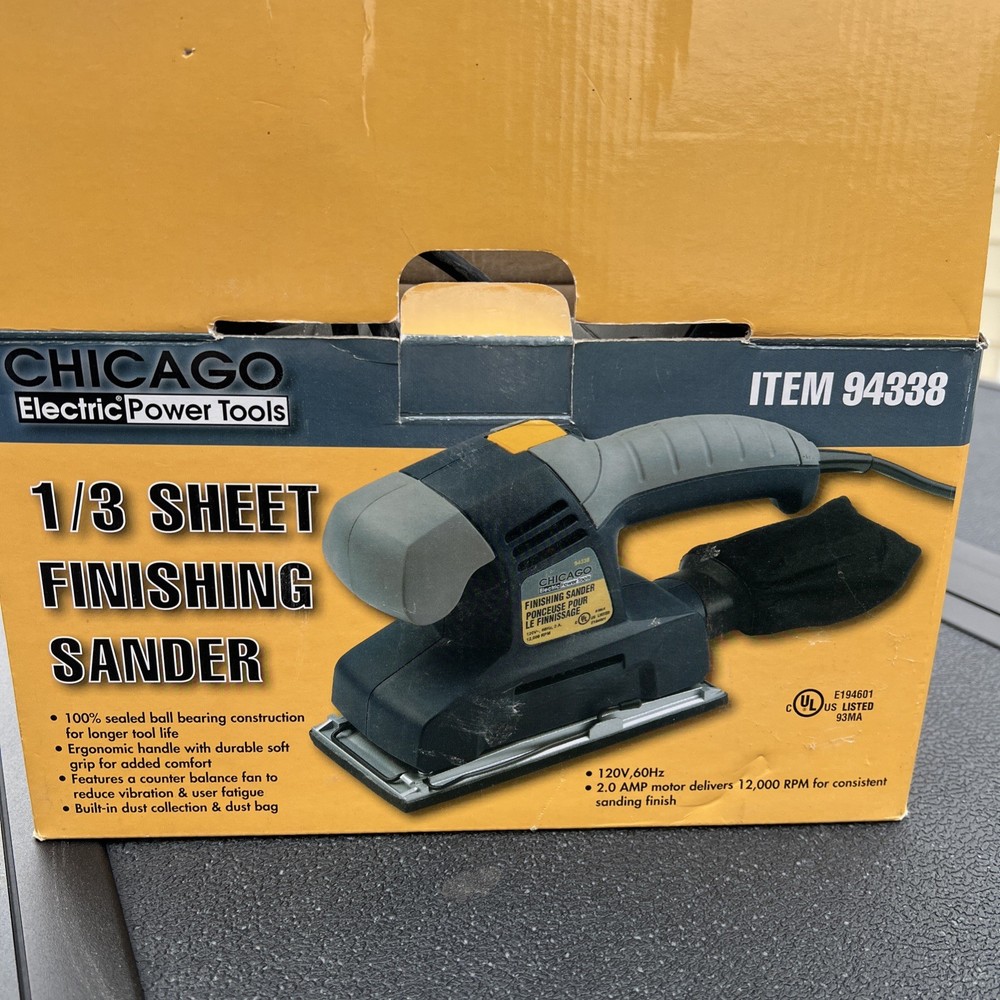 Finish Sander 1/3 Sheet