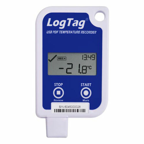 LogTag UTRID-16 Temperature Data Recorder w/ LCD Display & Automatic PDF Reports